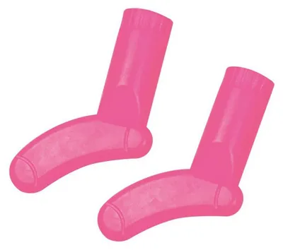 Nadelspitzen-Schutz, Kunststoff, Pink, Groß, 2 Stück