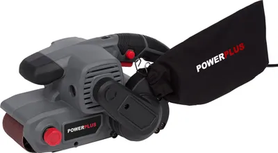 Zdjęcie produktu dla Powerplus POWE40040, Szlifierka taśmowa, Czarny, Szary, 380 m/min, 106 dB, Prąd przemienny, 2 m