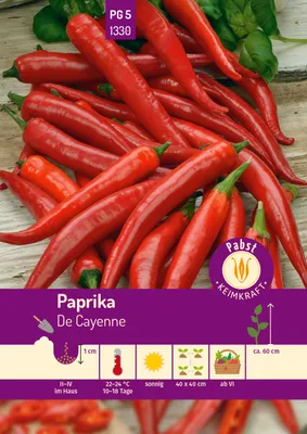 Produktbild von Paprika De Cayenne | Paprikasamen von Carl Pabst