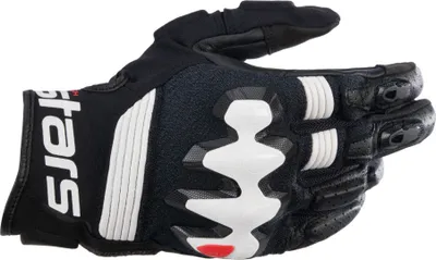 Produktbild von Alpinestars Halo Leather Gloves Black/White XL Motorradhandschuhe