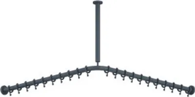 Produktbild von HEWI 801.34B022 99 Deckenabhängung Ser 801, matt,