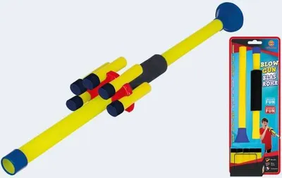 Produktbild von Blow Gun Blasrohr mit 5 Softpfeilen