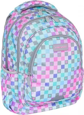 Zdjęcie produktu dla Plecak 3-komorowy Head Checkered Hearts