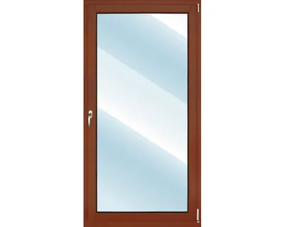 Produktbild von ARON Design Balkontür Kiefer lackiert S30 kastanie/Aluschale außen RAL 7035 lichtgrau 800x1900 mm DIN Rechts