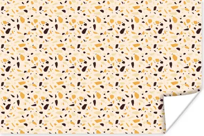 Produktbild von MuchoWow® Poster Muster - Terazzo - Textur 60x40 cm - Schlafzimmerdekoration