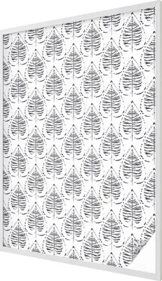 Obrázok produktu pre Vitrážová fólia na okno - 146x100 cm - vitrážový vzor - nepriehľadná dekoratívna fólia na ochranu súkromia - samolepiaca, UV ochrana - listová elegancia