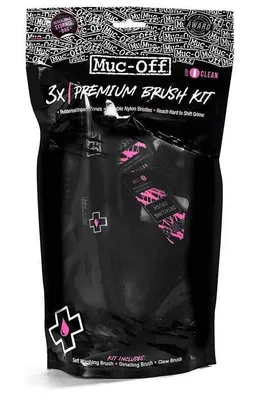 Produktbild von Muc-Off 5x Premium Brush Kit, Reinigungswerkzeug, Fahrradbürsten-Set, Universal, Schwarz, Nylon, 5 Stück(e)