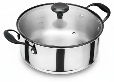 Image de Marmite 24 cm acier inoxydable Triply Arthur Martin AM3547