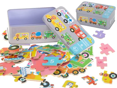 Immagine prodotto di Veicoli puzzle in scatola 30 puzzle