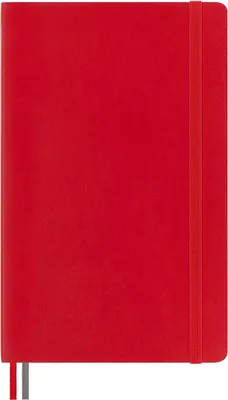 Immagine prodotto di Moleskine - Classic Notebook Expanded, Taccuino a Righe, Copertina Morbida e Chiusura ad Elastico, Formato Large 13 x 21 cm, Colore Rosso Scarlatto, 400 Pagine