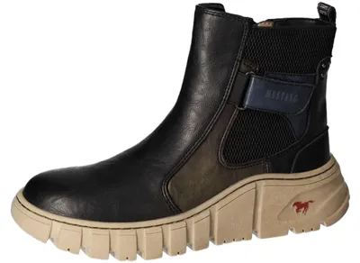 Produktbild von MUSTANG Damen Stiefelette sportlicher Plateau Chelsea Boot Stretch 1499-603, Grö