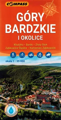 Zdjęcie produktu dla Góry Bardzkie i okolice - mapa laminowana