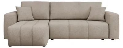 Produktbild von MIRJAN24 Ecksofa Furyn, Wohnzimmer Eckcouch mit Bettkasten und Schlaffunktion, L-Form, Seite Universal (Farbe: Coral 50)