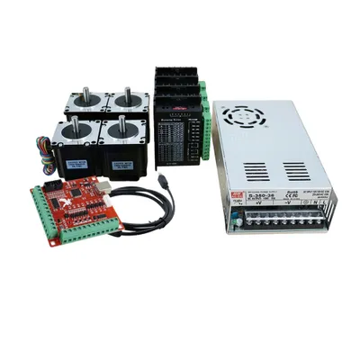 Obrázek produktu pro CNC sada, krokový motor s vysokým točivým momentem, výkonný ovladač, 4kit 57HS76, TB6600