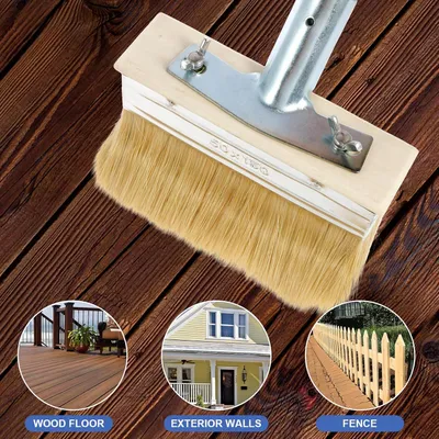 Image de Brosse plate avec manche télescopique - 170 cm - multifonctionnelle