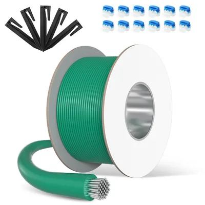 Immagine prodotto di Yakimz filo di delimitazione per tosaerba robot + punte di terra + connettore per cavo 100m