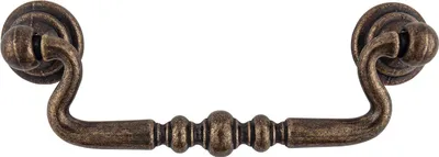 Produktbild von Hängegriff Flores LA 96 mm, Breite 118 mm, Zinkdruckguss messing antik brüniert