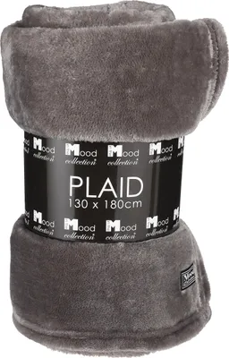 Produktbild von In The Mood Collection Famke Fleecedecke - L180 x B130 cm - Anthrazit