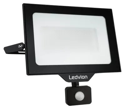 Produktbild von Ledvion LED Strahler mit Bewegungsmelder 100W IP44 4000K 12000lm