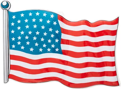 Produktbild von PVC FLAGGE USA 62x44 cm