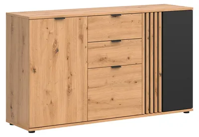 Produktbild von Buffet Ezra mit 2 Schubladen und 3 Türen, Holzoptik, 150cm