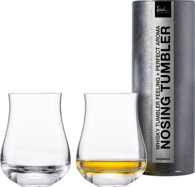 Zdjęcie produktu dla EISCH 2 Whisky Nosing Tumblers 128/8 in Geschenkröhre GENTLEMAN 86512808