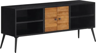Immagine prodotto di Maison Exclusive - Mobile TV 112x31x45 cm, realizzato in legno massello di teak riciclato