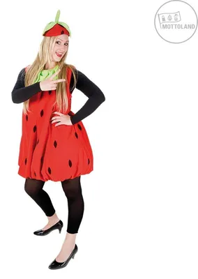 Produktbild von Erdbeere Kostüm 2-tlg. OneSize