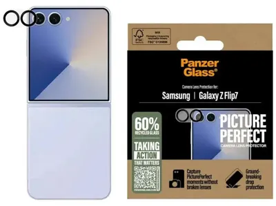 Produktbild von PanzerGlass ® PicturePerfect Kameraschutz Samsung Galaxy Z Flip7, Samsung, Samsung - Galaxy Z Flip7, Trockene Anwendung, Kratzresistent, Schockresistent, Transparent, 1 Stück(e)