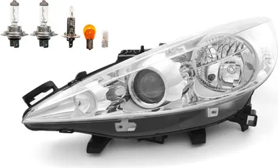 Produktbild von Scheinwerfer passend für Peugeot 207 02/2006- Links + Leuchtmittel 620896 Johns