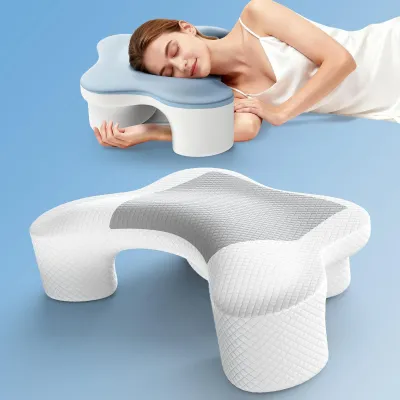 Obrázok produktu pre Ergonomický vankúš pre spánok na boku s výrezom na ruku