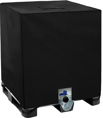 Produktbild von Dokon IBC Tank Abdeckung 1000L - Wasserdicht & Winddicht - 420D Oxford Gewebe - Schutzhülle für Wassertank - Schwarz
