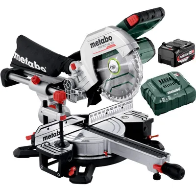 Produktbild von Metabo Akku Kappsäge Einführungsangebot Akku Ladegerät KGS 18LTX BL216 614216920