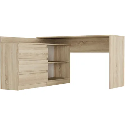 Produktbild von Framire Schreibtisch - Eiche Sonoma - 120 x 50 x 76 cm - Modern N-15
