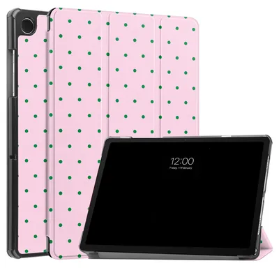 Immagine prodotto di Lunghetta a tre ante imoshion Design per Samsung Galaxy Tab A11 Plus / A9 Plus - Happy Dots