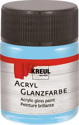 Produktbild von KREUL Acryl Glanzfarbe Hellblau 50 ml