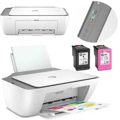 Produktbild von HP DeskJet 2820e Wireless All-in-One Farbe Drucker, Instant Ink; Kopierer, Scanner, Thermal Inkjet, Farbdruck, 4800 x 1200 DPI, Farbkopieren, A4, Grau