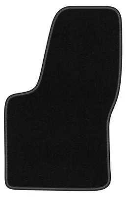 Obrázek produktu pro Velurový kobereček řidiče pro: Fiat Seicento 1998-2010 (hatchback) – 1 ks, černý, na míru – Wielganizator BASIC