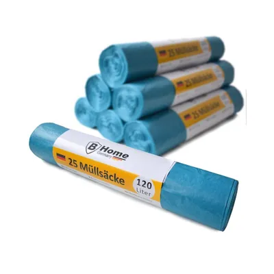 Immagine prodotto di Fodere per bidoni di alta qualità in varie misure Adatte a tutte le esigenze Rotolo da 25 litri 120 - blu