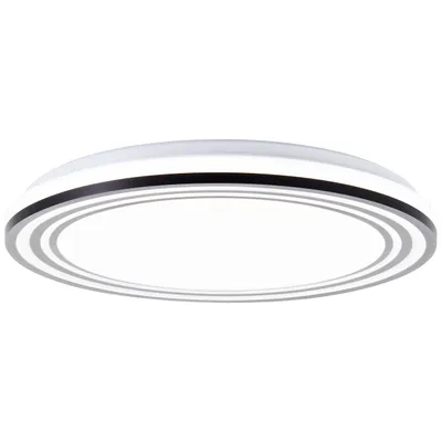 Produktbild von LED-Deckenlampe, Ø 49 cm, 5500 Lumen, dimmbar, CCT, schwarz/weiß