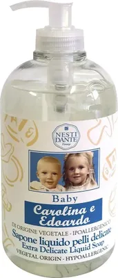 Immagine prodotto di Nesti Dante Baby Carolina e Edoardo Sapone liquido delicato, 500ml