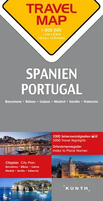 Obrázek produktu pro Cestovní mapa Španělsko, Portugalsko 1:800.000