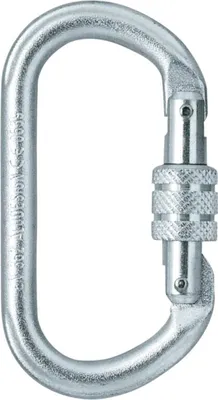 Obrázok produktu pre SKYLOTEC Karabína, oválna, w. Skrutkový zámok, oceľ, EN 362, 22 kN