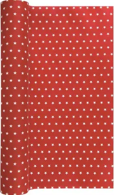 Produktbild von Home Fashion Tischläufer Airlaid Mini Stars rot 490x40cm