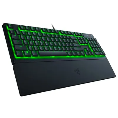 Produktbild von Razer Ornata V3 X - US, Volle Größe (100%), Kabelgebunden, USB, Membran Key Switch, RGB-LED, Schwarz