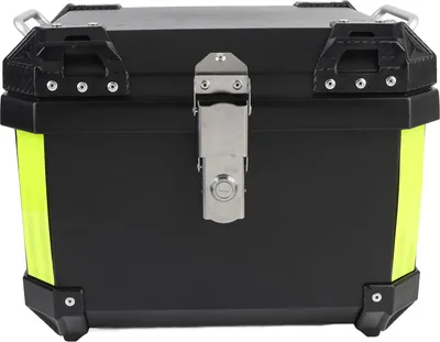Produktbild von 45L Motorrad-Topcase mit Schnellwechsel-Grundplatte, wasserdichter ABS-Kofferraum für Helmgepäck