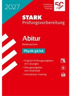 Produktbild von STARK Physik gA/eA - Abitur 2027 Niedersachsen - Prüfungsvorbereitung