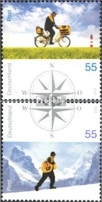 Produktbild von Briefmarken BRD (BR.Deutschland) 2005 Mi 2447-2448 (kompl.Ausg.) gestempelt Briefzustellung