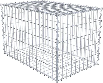 Produktbild von Gabione 80 cm x 50 cm x 50 cm (L x H x T), Maschenweite 5 cm x 10 cm, Spirale