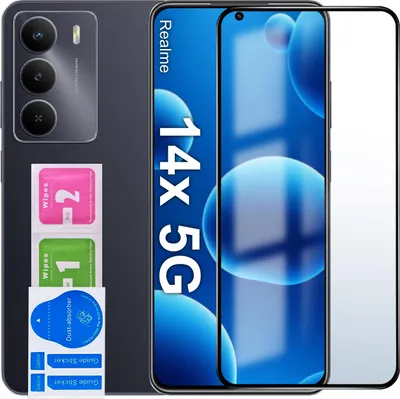 Zdjęcie produktu dla SZKŁO HARTOWANE do Realme 14x 5G PEŁNE NA CAŁY EKRAN 5D 9H